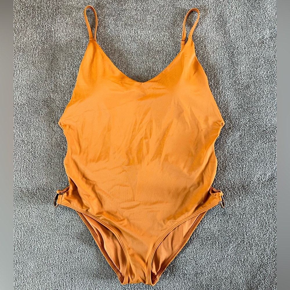NEW Aerie Side Ring Cutout Scoop One Piece - Picture 3 of 7